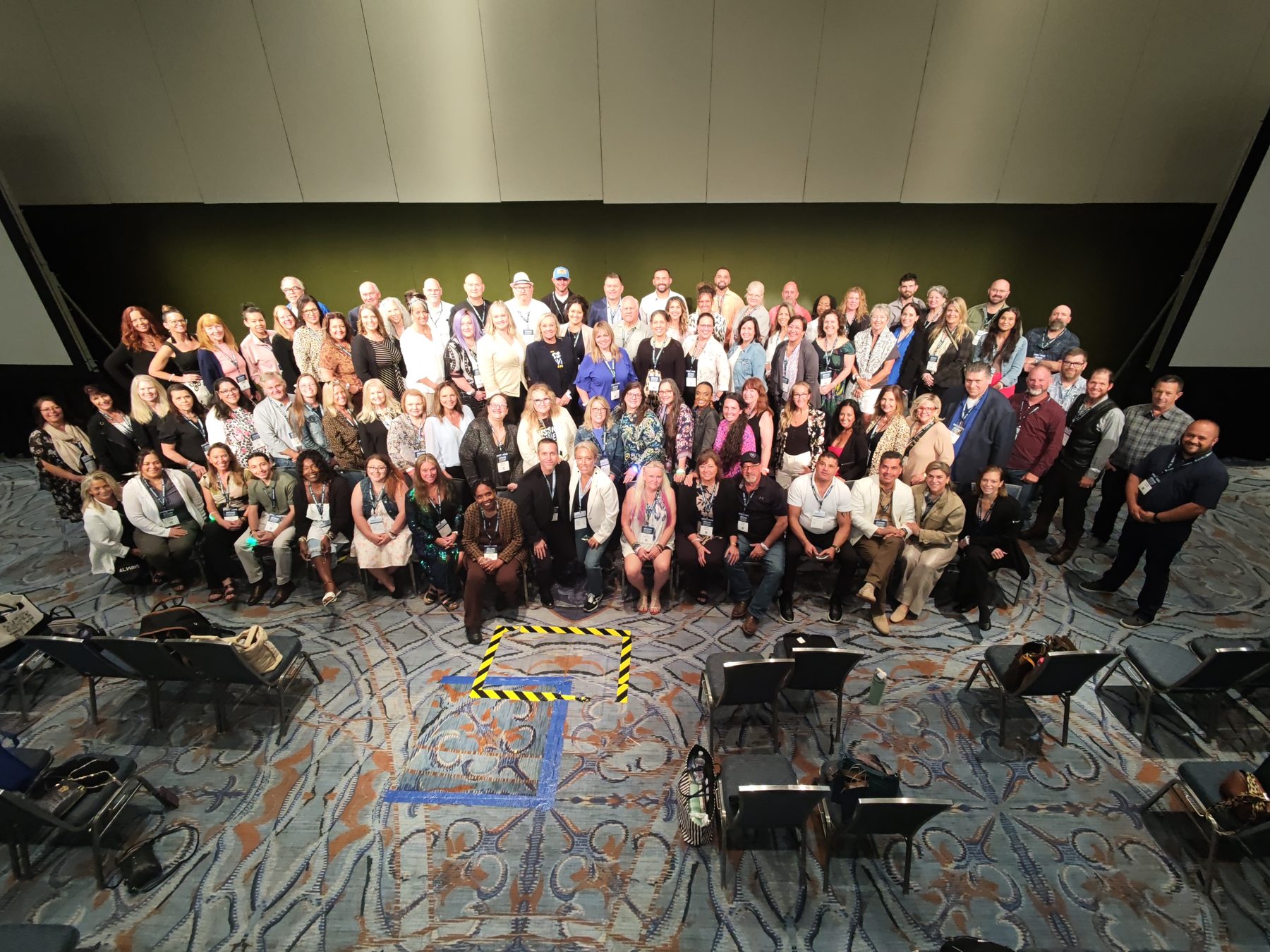The Elite Associates team together at a past event